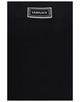 Versace Black Cotton Tank Tops