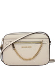 Michael Kors Beige Leather Crossbody Bag