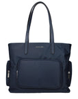 Michael Kors Blue Fabric Shoulder Bag