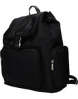 Michael Kors Black Fabric Backpack