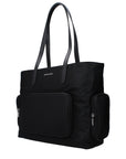 Michael Kors Black Fabric Shoulder Bag