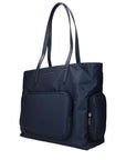 Michael Kors Blue Fabric Shoulder Bag
