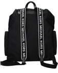 Michael Kors Black Fabric Backpack
