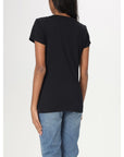 Armani Exchange Black Cotton T-Shirt