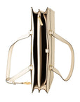 Michael Kors Beige Leather Tote Bag