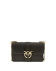 PINKO Bicolor Calf Leather Bos Taurus Shoulder Bag