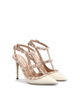 Valentino Garavani Beige Calfskin High Heel Pumps