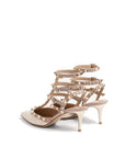 Valentino Garavani Beige Calfskin High Heel Pumps
