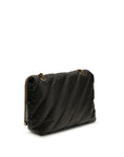 PINKO Bicolor Calf Leather Bos Taurus Shoulder Bag