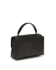 PINKO Bicolor Calf Leather Bos Taurus Handbag
