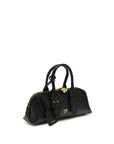 PINKO Black Calf Leather Bos Taurus Handbag