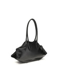 Alexander McQueen Black Calf Leather Bos Taurus Shoulder Bag