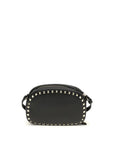 Valentino Garavani Black Calf Leather Bos Taurus Shoulder Bag