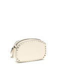 Valentino Garavani Beige Calf Leather Bos Taurus Shoulder Bag