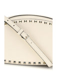 Valentino Garavani Beige Calf Leather Bos Taurus Shoulder Bag