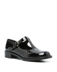 Miu Miu Black Calfskin Flats
