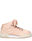 Fendi Pink Nylon High Top Sneakers