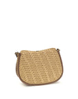 Etro Beige Raffia Shoulder Bag