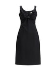 Magda Butrym Black Cotton Casual Dress