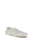 Prada White Fabric Low Top Sneakers