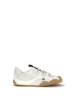Valentino Garavani White Calf Leather Bos Taurus Athletic Sneakers