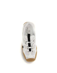 Valentino Garavani White Calf Leather Bos Taurus Athletic Sneakers