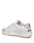 Palm Angels White Calfskin Low Top Sneakers