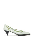 Prada Bicolor Silk High Heel Pumps