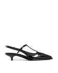 Miu Miu Black Calfskin High Heel Pumps