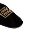 Miu Miu Black Fabric Ballet Flats