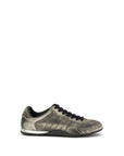 Gucci Black Calf Leather Bos Taurus Low Top Sneakers