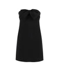 Saint Laurent Black Acetate Cocktail Dress