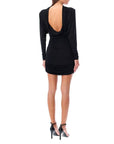 Saint Laurent Black Viscose Casual Dress