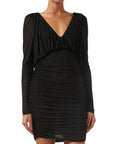 Saint Laurent Black Viscose Cocktail Dress