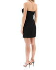 Saint Laurent Black Acetate Cocktail Dress