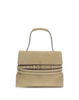 Moschino Beige Calf Leather Bos Taurus Handbag