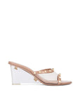 Valentino Garavani Beige Leather Mules