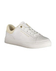 Tommy Hilfiger Bianco Polyurethane Women Sneaker