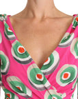 Dolce & Gabbana Pink Silk Cup Cake Sheath Stretch  Dress