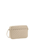 Saint Laurent Beige Calf Leather Bos Taurus Shoulder Bag
