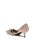 PINKO Multicolor Calf Leather Bos Taurus Mid Heel Pumps