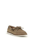 PINKO Beige Calf Leather Bos Taurus Slip-On Loafers