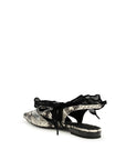 PINKO Multicolor Calf Leather Bos Taurus Ballet Flats
