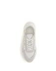 PINKO White Calf Leather Bos Taurus Athletic Sneakers
