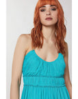 Patrizia Pepe Turquoise Polyester Casual Dress