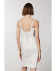 Patrizia Pepe White Flax Casual Dress