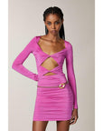 Patrizia Pepe Purple Nylon Casual Dress