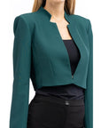 Patrizia Pepe Brown Polyester Blazer
