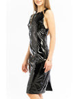 Patrizia Pepe Black Polyethylene Cocktail Dress