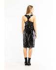Patrizia Pepe Black Polyethylene Cocktail Dress